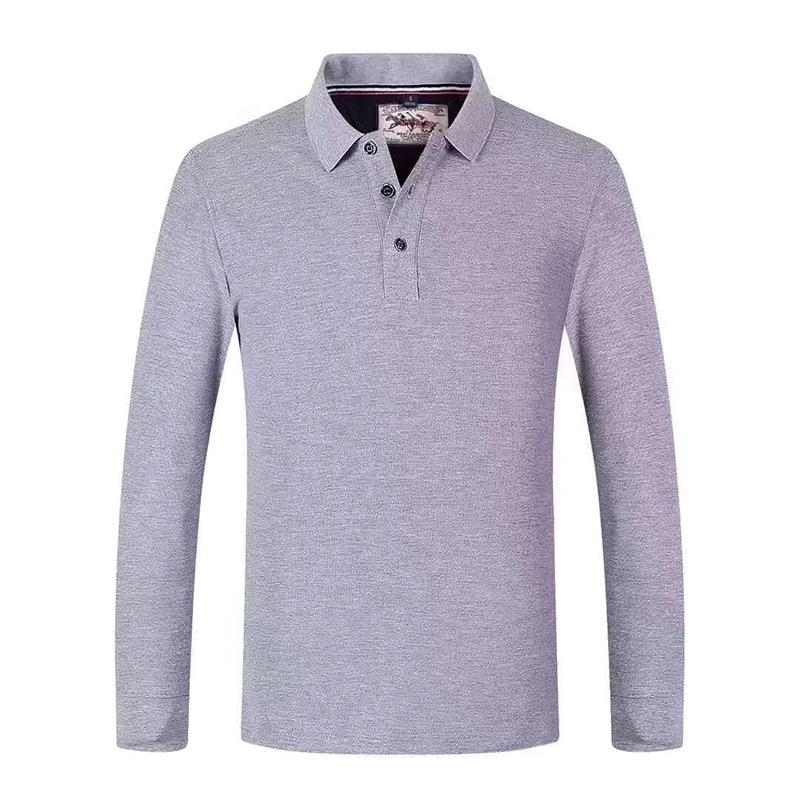 Polo majica z dolgimi rokavi iz 100 % bombaža